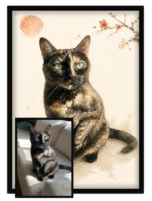Chat Encre du Japon - 2