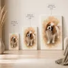 Chien Aquarelle Dorée - 5