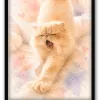 Chat Aquarelle Pastel - 1