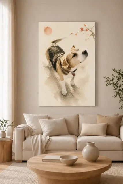 Chien Encre du Japon - 4