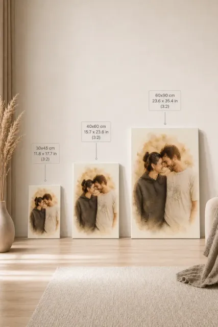 Âme Sœur Aquarelle Dorée - 5