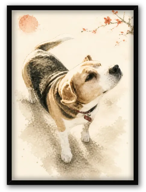 Chien Encre du Japon