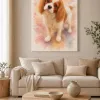 Chien Aquarelle Pastel - 4