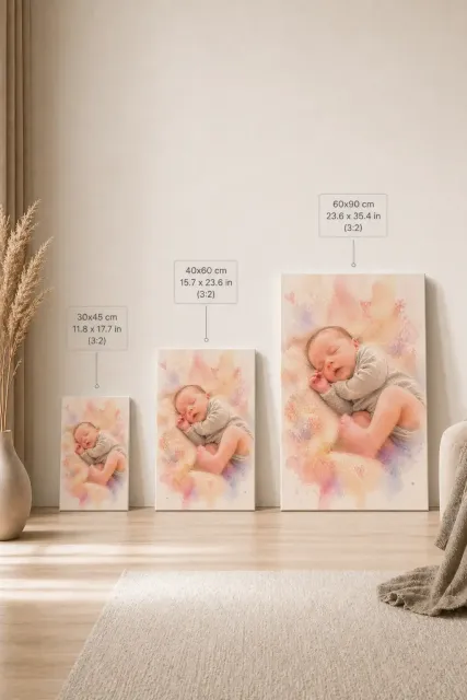 Naissance Aquarelle Pastel - 5